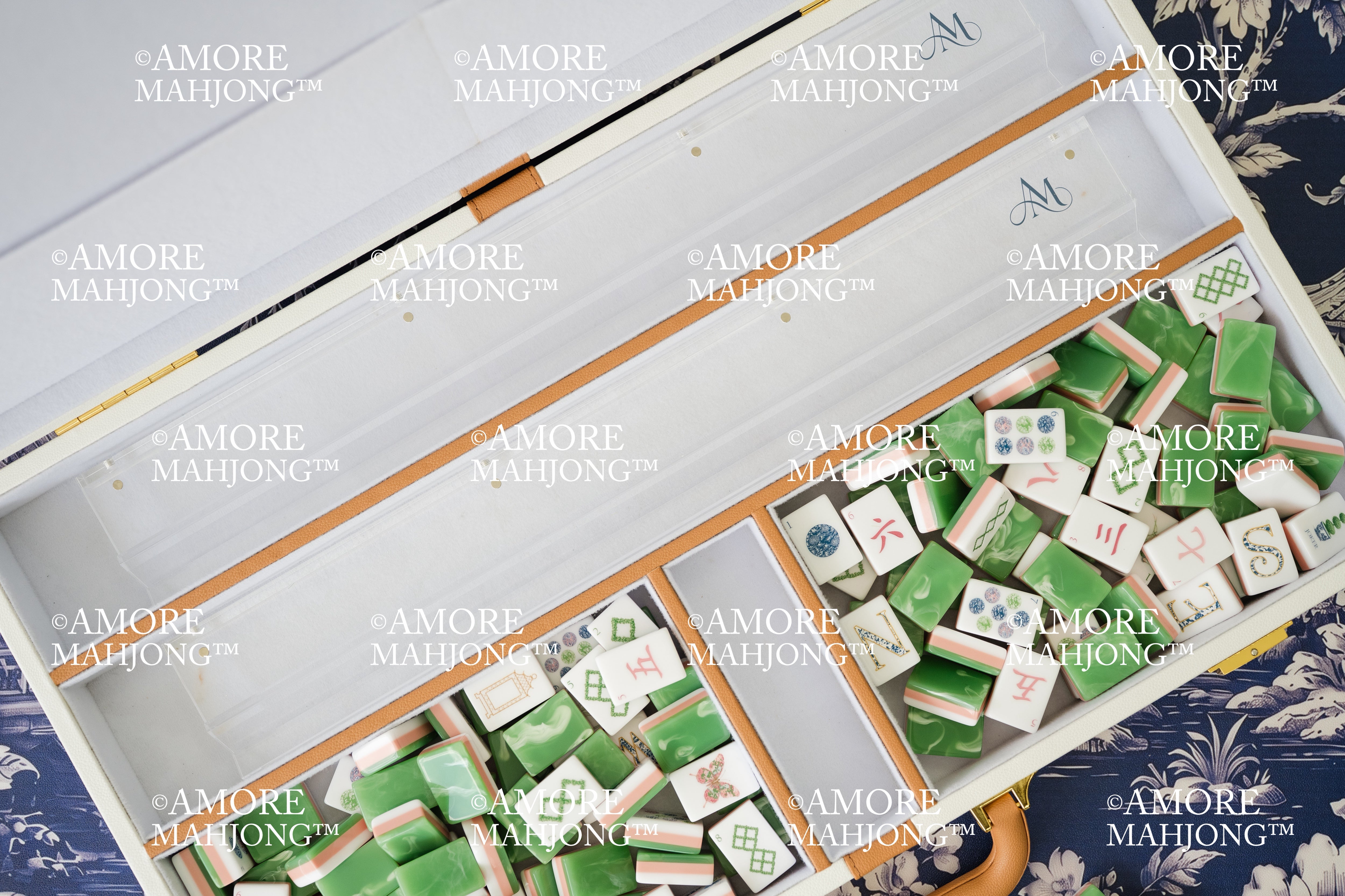 Southern Garden Tiles: The French Jade Back