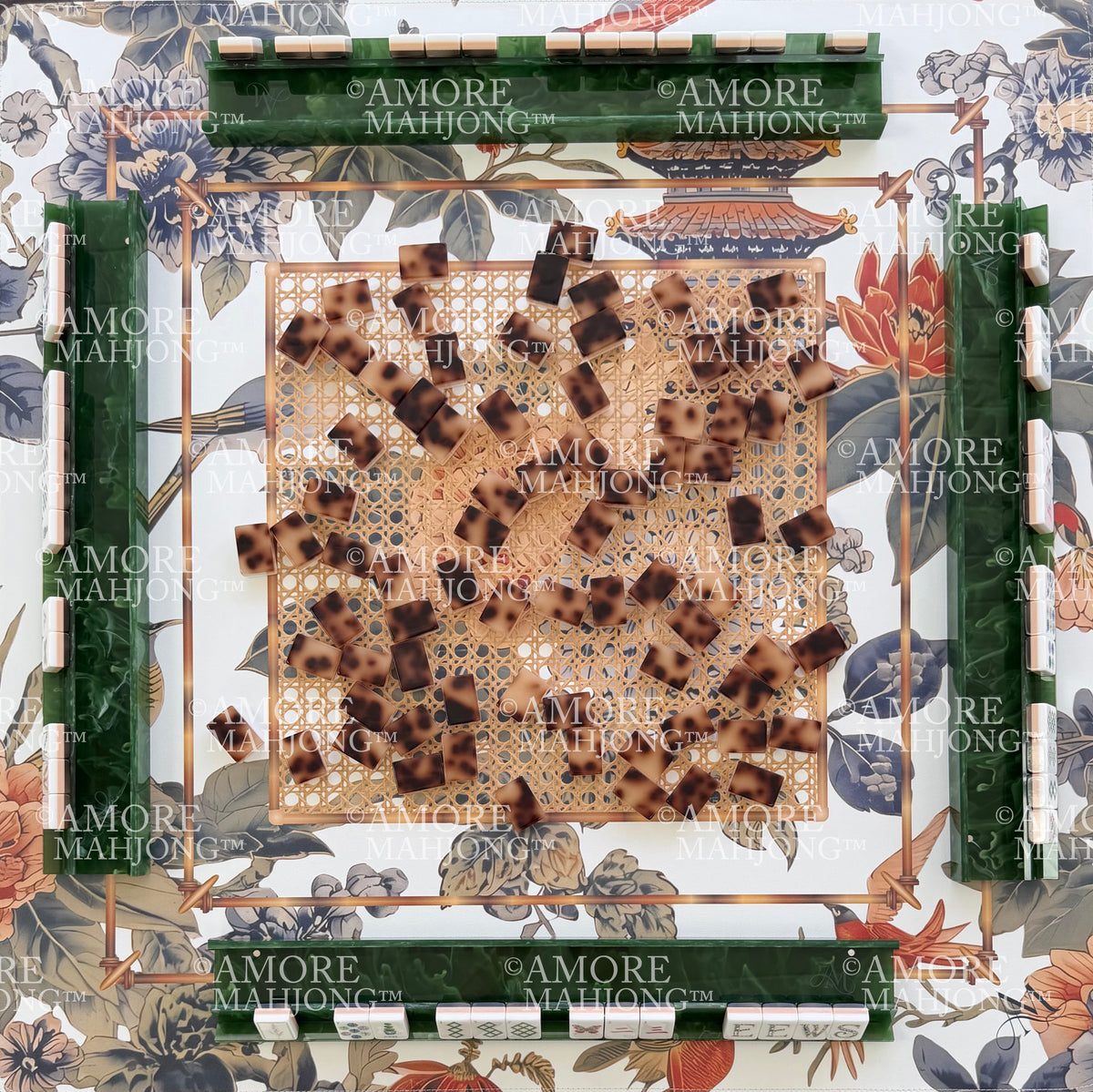 Pagoda Garden Mat (Leatherette)