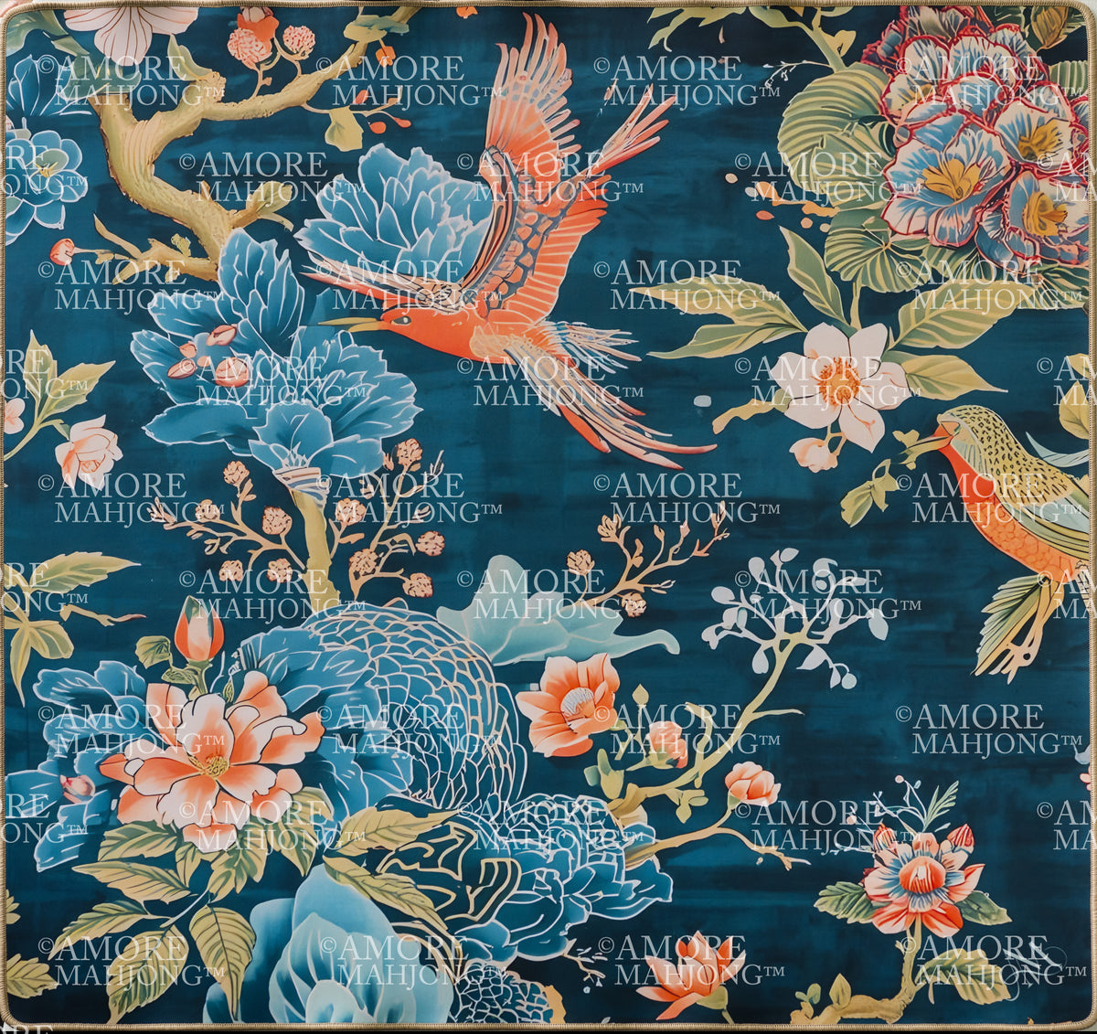 Porcelain Garden Mahjong Mat