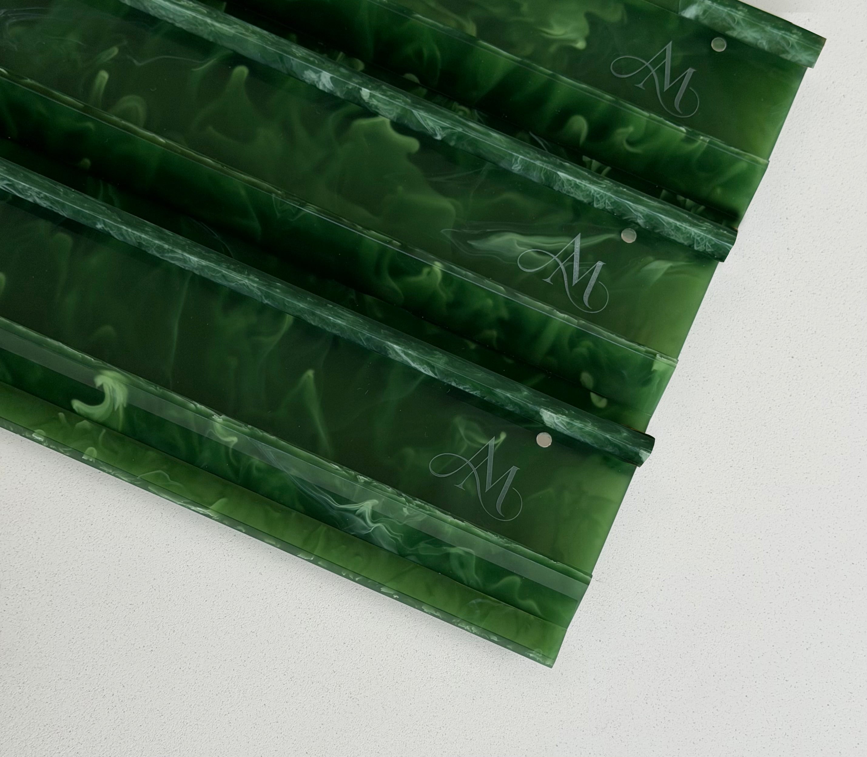 Rich Jade Mahjong Rack Set