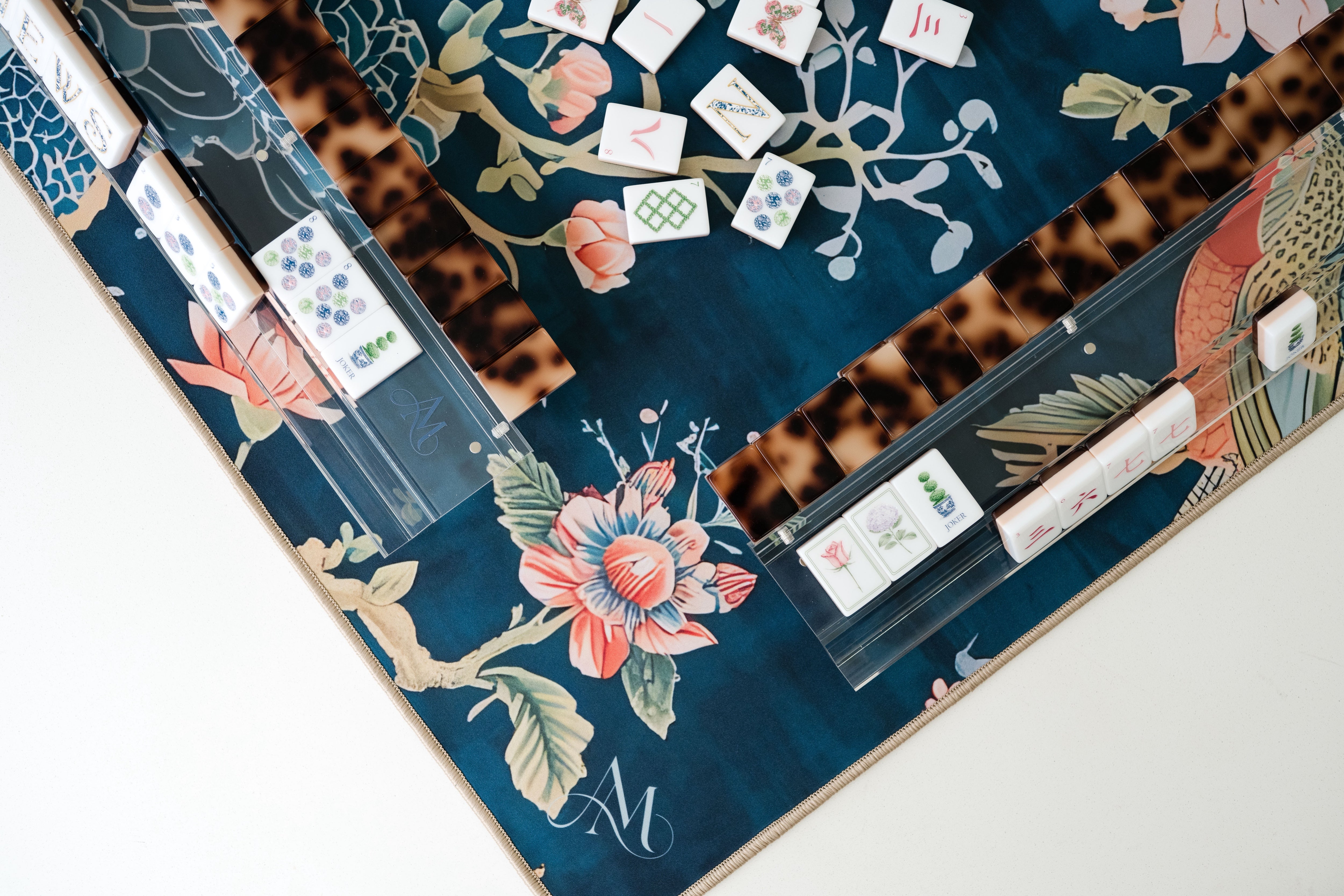 Porcelain Garden Mahjong Mat