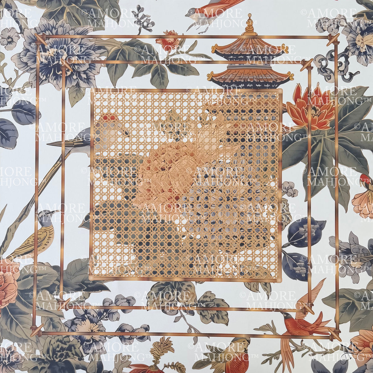 Pagoda Garden Mat (Leatherette)